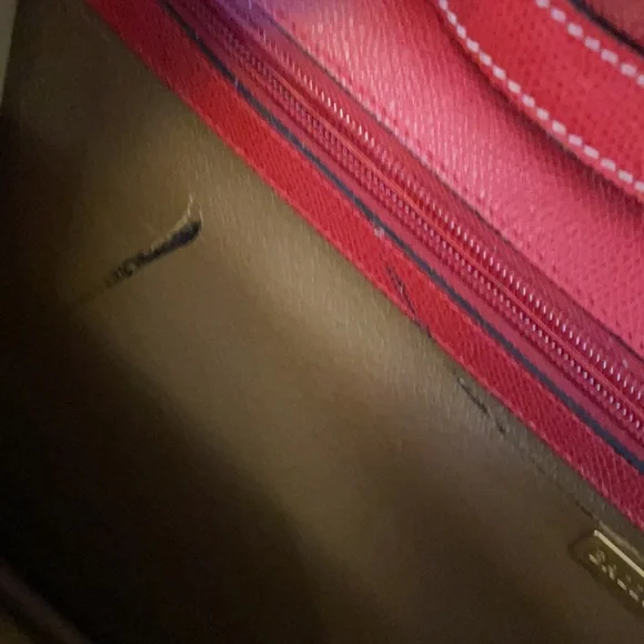 🟡 VINTAGE BALLY RED BRIEFCASE: NICE! - Picture 7 of 14